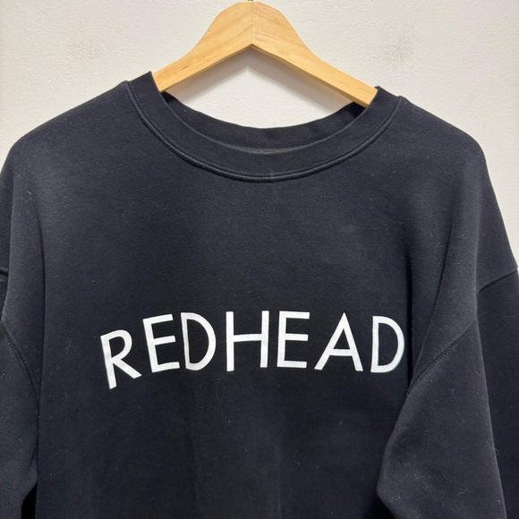 Brunette the Label Redhead Crewneck Sweater Size L/XL - Picture 3 of 11